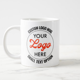 Small Text Promotional Custom Giant Logo Mug