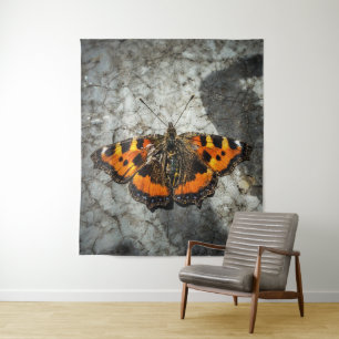 Small Tortoiseshell Butterfly Tapestry