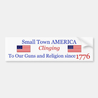 Small Town Proud Bumpersticker Bumper Sticker