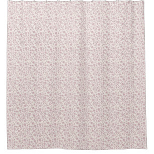 Small Trailing Block Print Floral - Pink