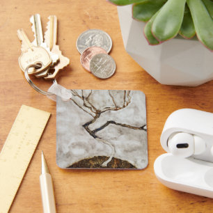 Small Tree In Late Autumn by Egon Schiele Keychain