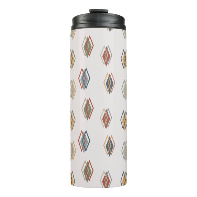 Small Triple Diamonds  Thermal Tumbler (Front)