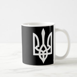 Small Ukrainian Coat Of Arms Flag Symbol Sign Logo Coffee Mug