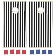Small Vertical Black Stripes