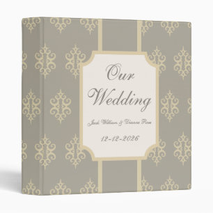 Small Vintage Lace Wedding Scrapbook Album Gift Binder