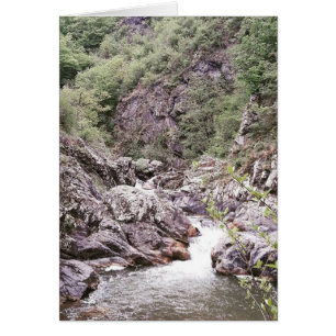 Small Waterfall Nature Card