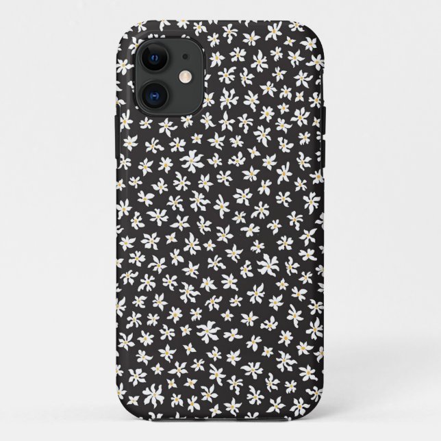 Small White Ddaisy And Chamomile Flowers Case-Mate iPhone Case (Back)
