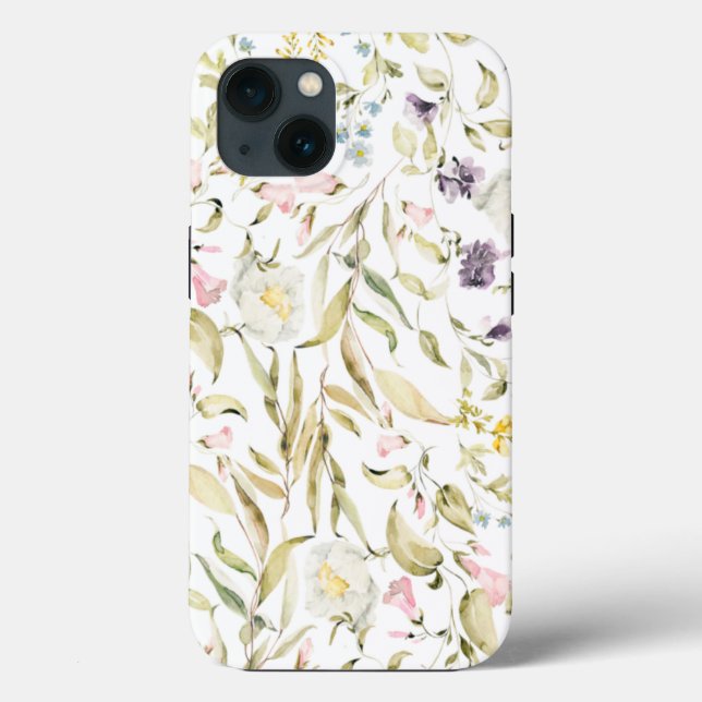 Small Wildflower Botanical Florals Case-Mate iPhone Case (Back)