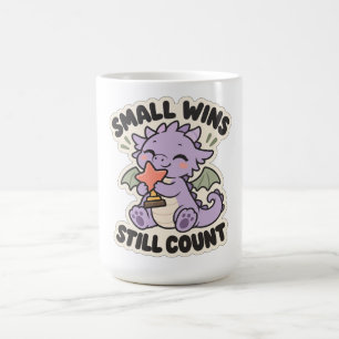 Small Wins Still Count Cozy Dragon Coffee Mug