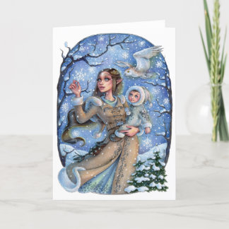 Small Wonders Elven Folded Greeting Card Winter
