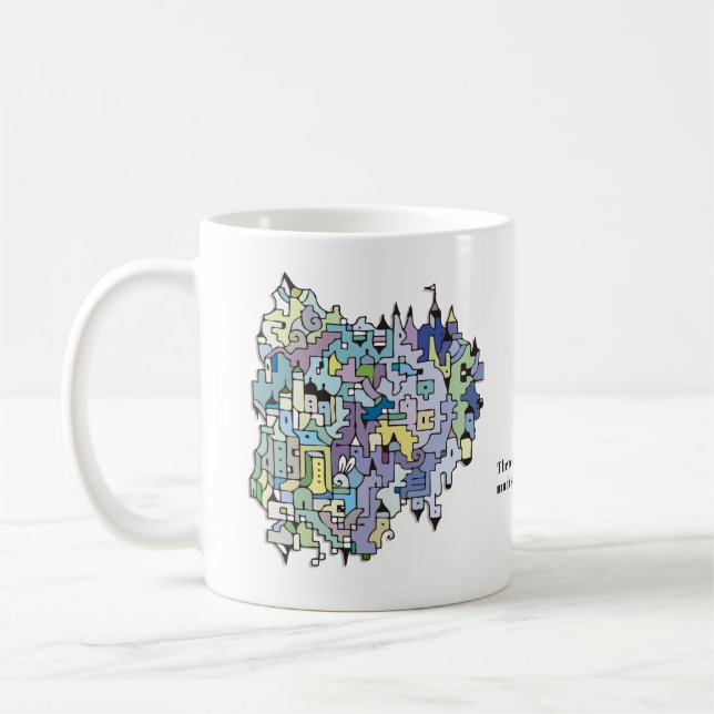 small world mug (Left)