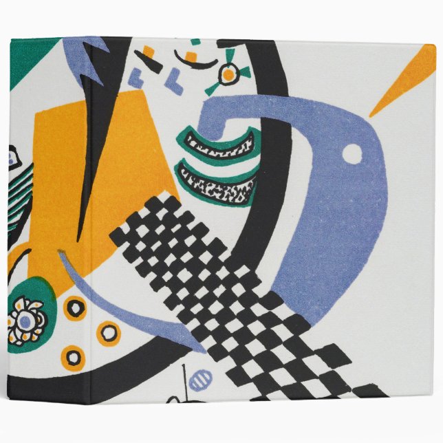 Small Worlds IV, Abstract, Wassily Kandinsky Binder (Front/Spine)