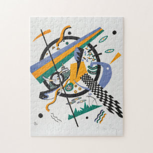 Small Worlds IV, Abstract, Wassily Kandinsky Jigsaw Puzzle