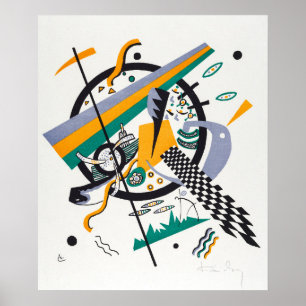 Small Worlds IV by W. Kandinsky Poster