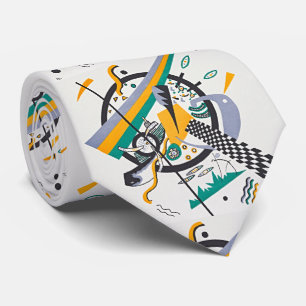 Small Worlds IV by Wassily Kandinsky Tie