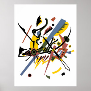 Small worlds, Vassily Kandinsky in digital colors Poster