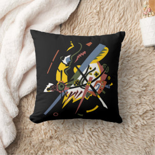 Small worlds, Vassily Kandinsky in digital colors Throw Pillow