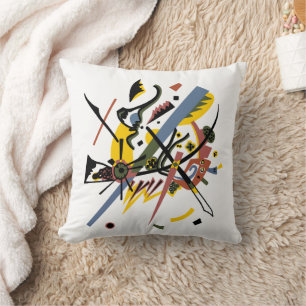 Small worlds, Vassily Kandinsky in digital colours Throw Pillow