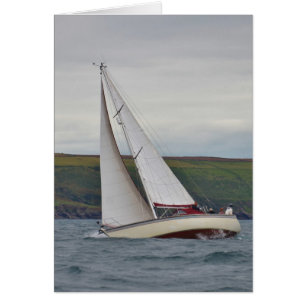 Small Yacht Sailing Hard