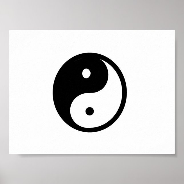 Small Yin/Yang canvas print (Front)