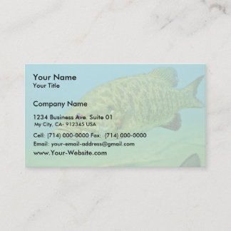 Smallmouth Bass Business Card