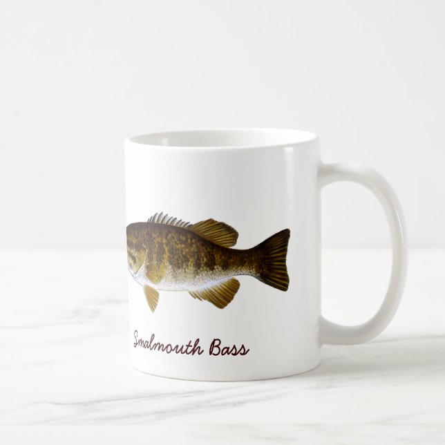 SMALLMOUTH BASS COFFEE MUG (Right)