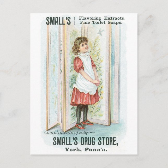 Smalls Flavouring Extracts Postcard (Front)