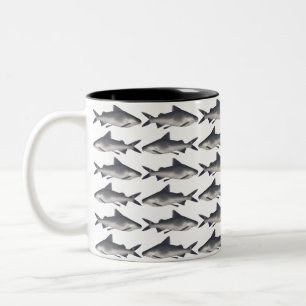 Smalltooth Catfish Two-Tone Coffee Mug