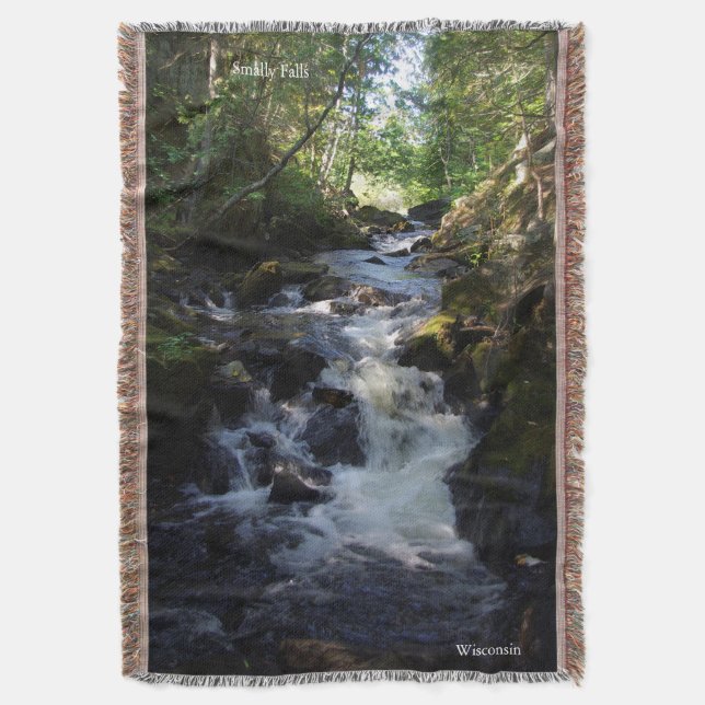 Smally Falls throw blanket (Front Vertical)