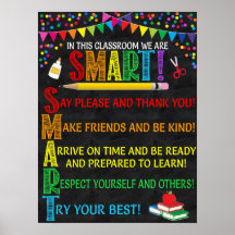 SMART Acronyme Poster en classe