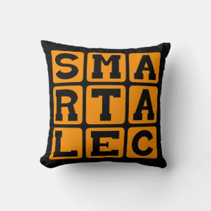 Smart Alec, Wise Acre Throw Pillow