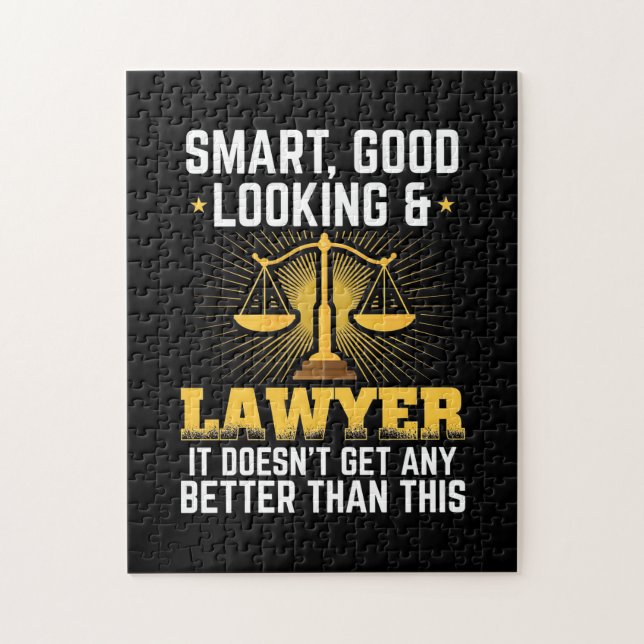 Smart And Good Lawyer Jigsaw Puzzle (Vertical)