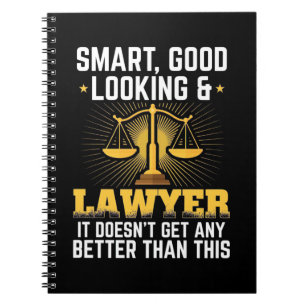 Smart And Good Lawyer Notebook