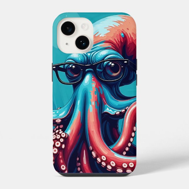 Smart as Octopus iPhone Case (Back)