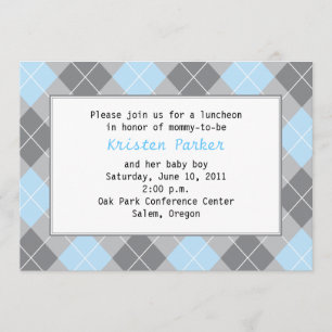 Smart Baby Boy Invitation
