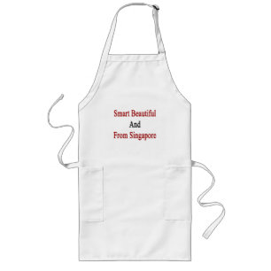 Smart Beautiful And From Singapore Long Apron