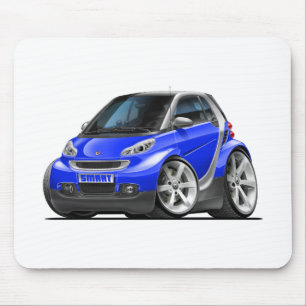 Smart Blue Car Mouse Pad