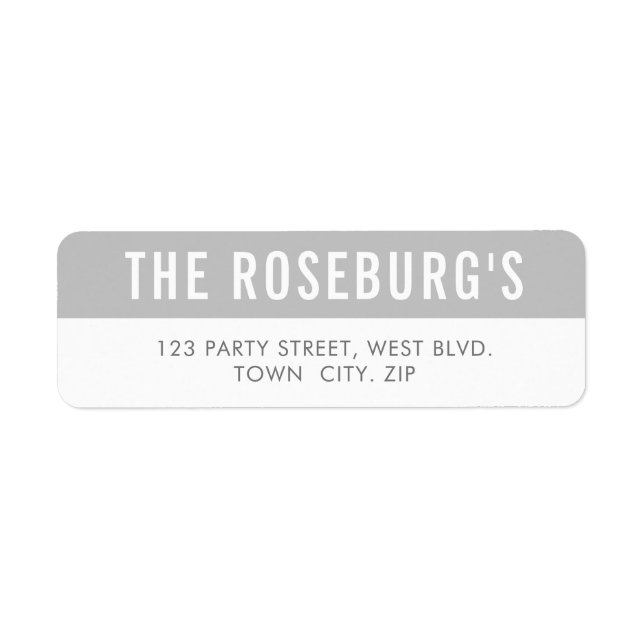 SMART Bold minimal simple type modern grey grey (Front)