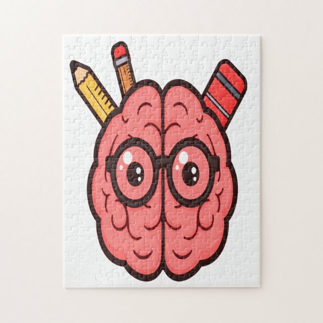 Smart Brain Educational Puzzle Fun Back To School (Vertical)