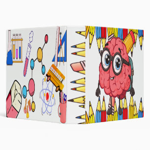 Smart Brain School Classeur mignon dossier de moti