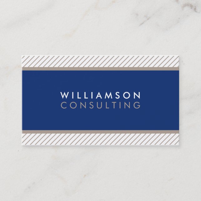 SMART BUSINESS CARD :: plain modern trendy 2 (Front)