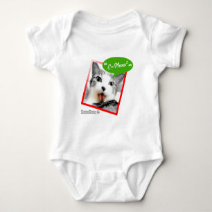 smart cat baby bodysuit