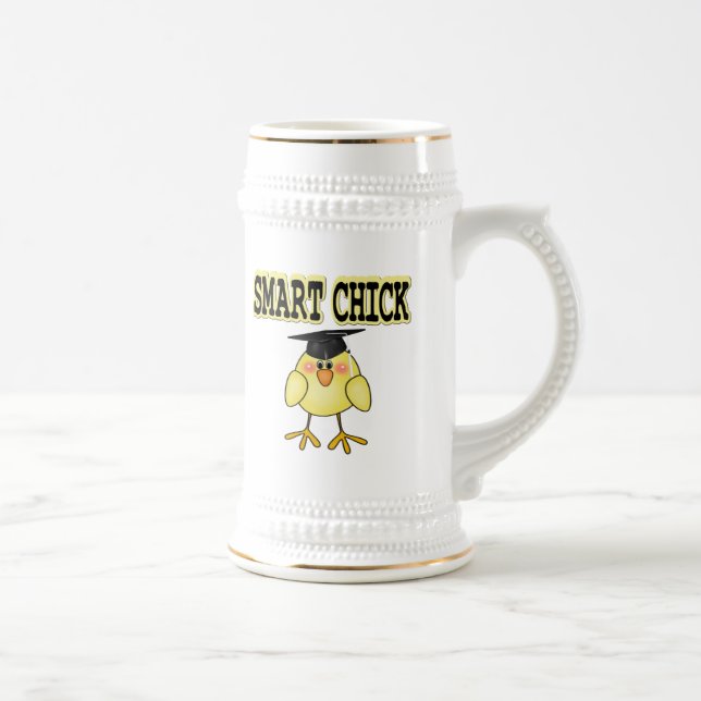 Smart Chick Beer Stein (Right)