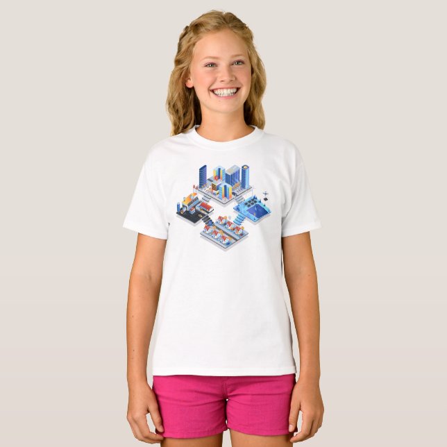 Smart City  T-Shirt (Front Full)