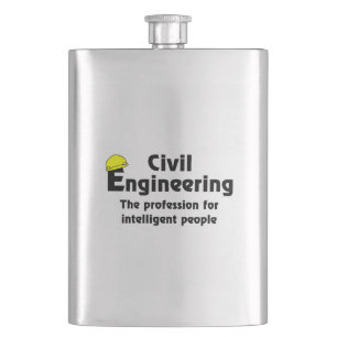 Smart Civil Engineer Hip Flask