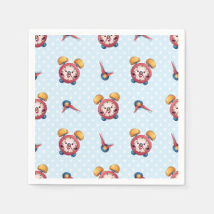 Smart Clock Collection - Blue Napkin