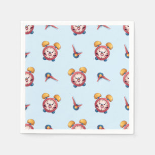 Smart Clock Collection - Blue Napkin