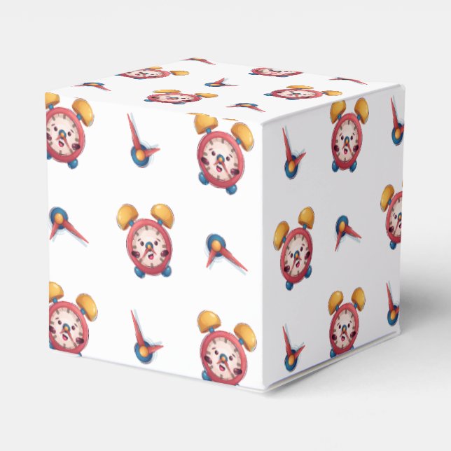 Smart Clock Collection - White Favor Box (Back Side)