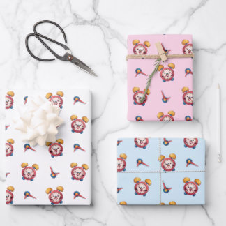 Smart Clock Collection Wrapping Paper Sheet