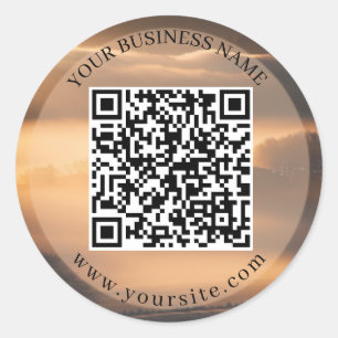 Smart Connect: Business QR Code Sticker